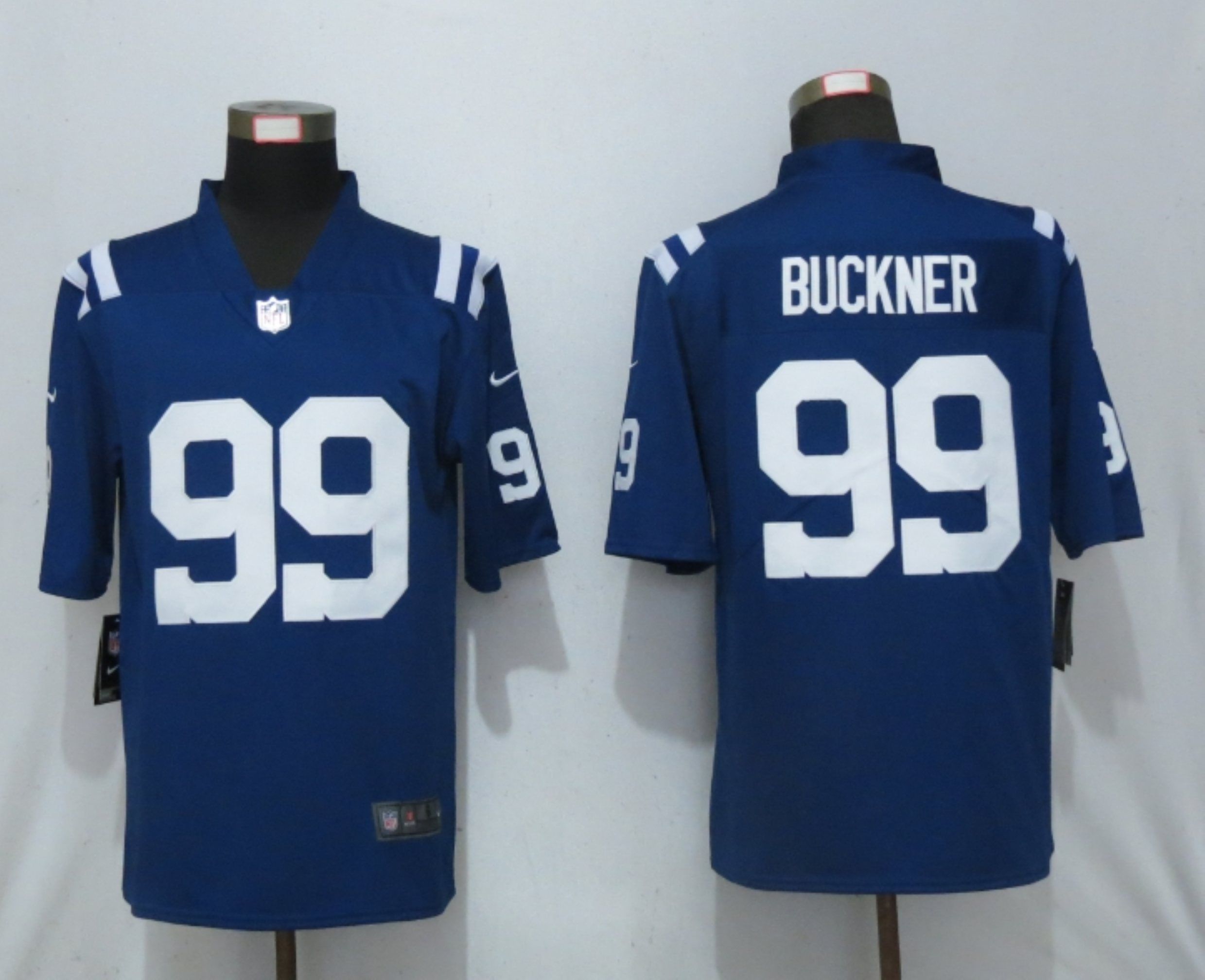 Men Indianapolis Colts #99 Buckner Blue 2020 Vapor Untouchable Limited Player Nike NFL Jerseys
